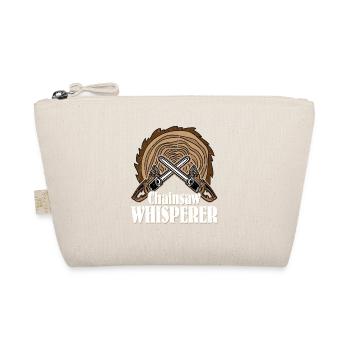 Chainsaw Whisperer Logger Lumberjack Logging - Bio-Täschchen - Natur - Vorne