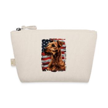 Irish Terrier Amerika Usa - Bio-Täschchen - Natur - Vorne