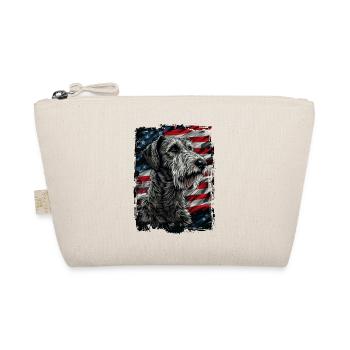 Irischer Wolfshund, Amerika Usa - Bio-Täschchen - Natur - Vorne