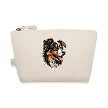 Australian Shepherd Hunde Liebhaber Süßer Aussie - Bio-Täschchen - Natur - Vorne