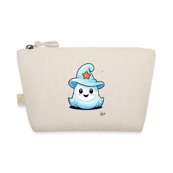 Mignon petit fantôme avec chapeau magique - Trousse biologique - nature - Devant