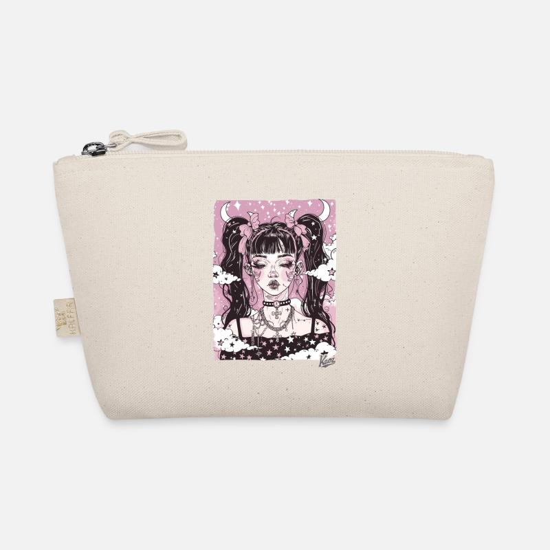 Super coole Schönheit: Grunge Emo Mädchen Bio-Täschchen