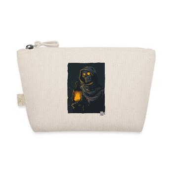 Dark Grim Reaper with Oil Lamp - Organic Pouch - nature - Front