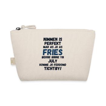 Birth or birthday in July , born Frisian - Organic Pouch - nature - Front
