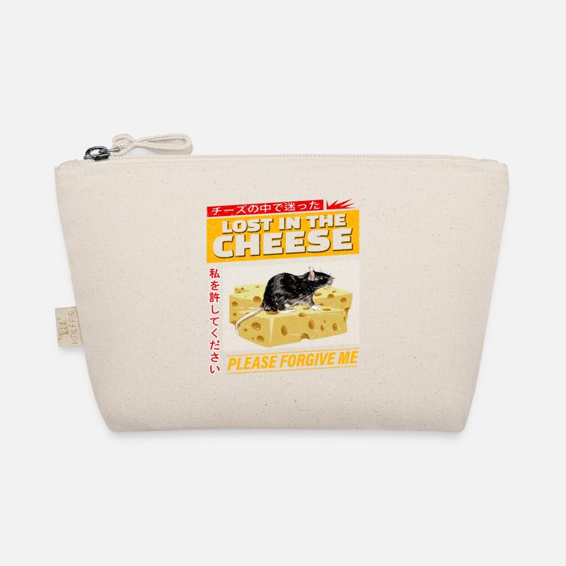 Funny Cheese Mouse Nerd for Humor Lovers Organic Pouch
