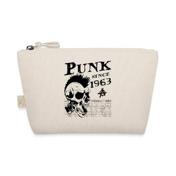 Punk Since 1963, Punks Not Dead, 61 Years Old and - Organic Pouch - nature - Front