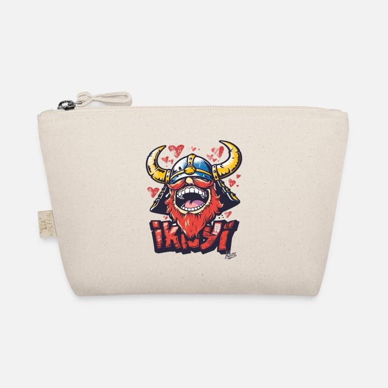 Japanese Funny Viking: A Stylish Fun Organic Pouch