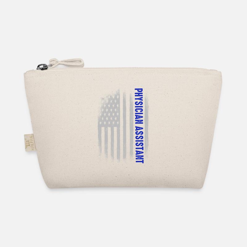 flag USA physician assisutant Rretro Student Trousse biologique