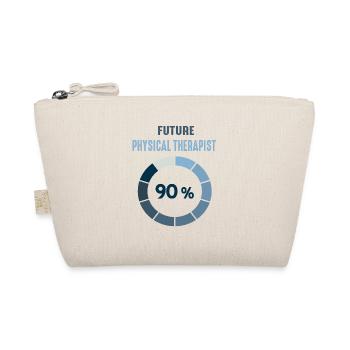flag USA physical therapist Rretro Student - Organic Pouch - nature - Front