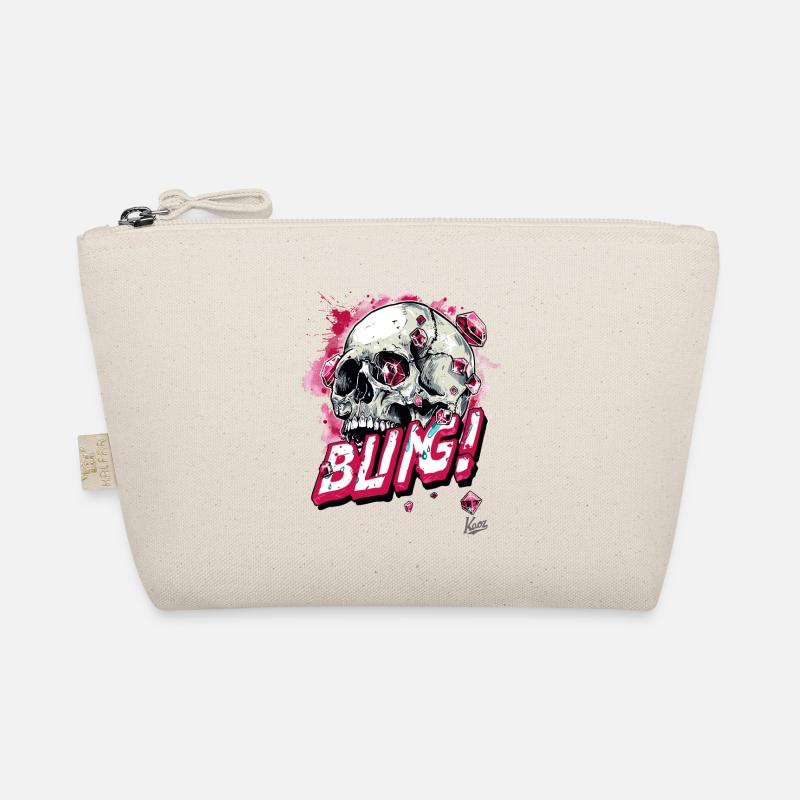 Diamants Rubis Bling Crâne Trousse biologique