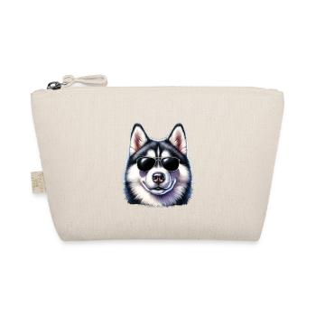 Husky cool avec des lunettes de soleil - Trousse biologique - nature - Devant