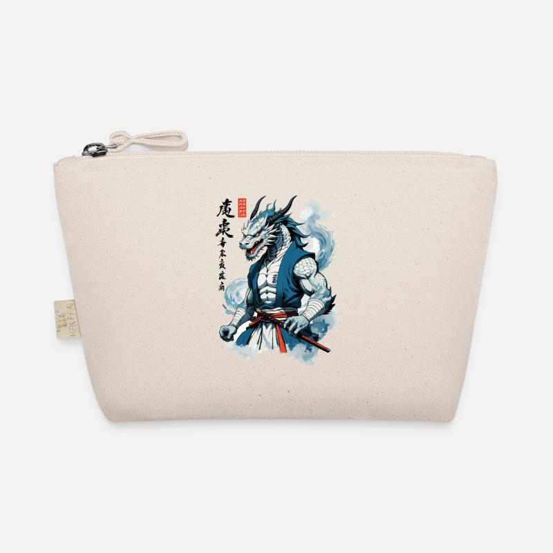 Dragon Samouraï Vintage Ukiyo-e Style Asiatique Trousse biologique