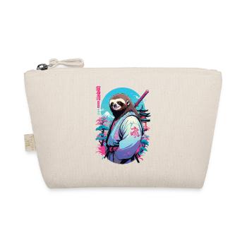 Samouraï paresseux esthétique style Vaporwave - Trousse biologique - nature - Devant