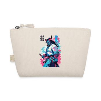 Samouraï Oni Yokai Esthétique Style Vaporwave - Trousse biologique - nature - Devant