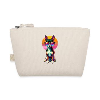 Lunettes de soleil rétro coucher de soleil jouet Fox Terrier Américain - Trousse biologique - nature - Devant