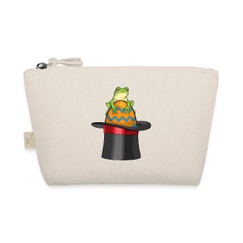 Frosch Ostern Zauberer - Bio-Täschchen - Natur - Vorne