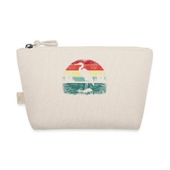 Retro Heron - Organic Pouch - nature - Front