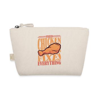 Fried Chicken Fixes Everything Fry Fast Food - Organic Pouch - nature - Front