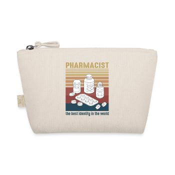 Future Vintage Retro Pharmacist Pharmacy Tech - Organic Pouch - nature - Front