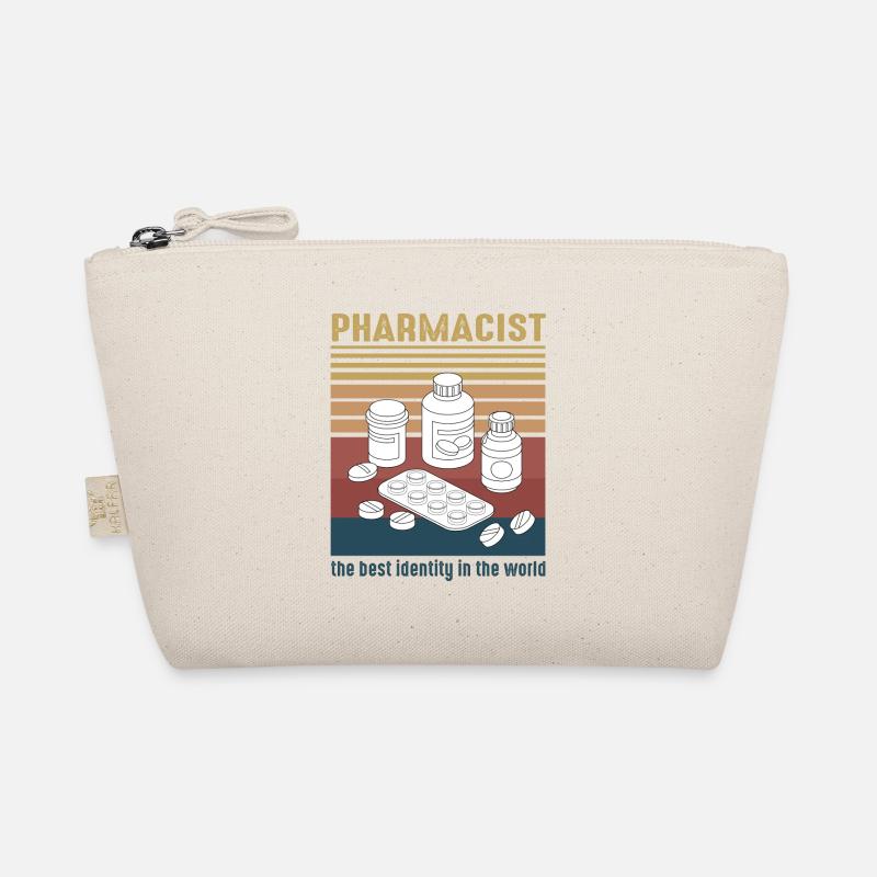Future Vintage Retro Pharmacist Pharmacy Tech Organic Pouch