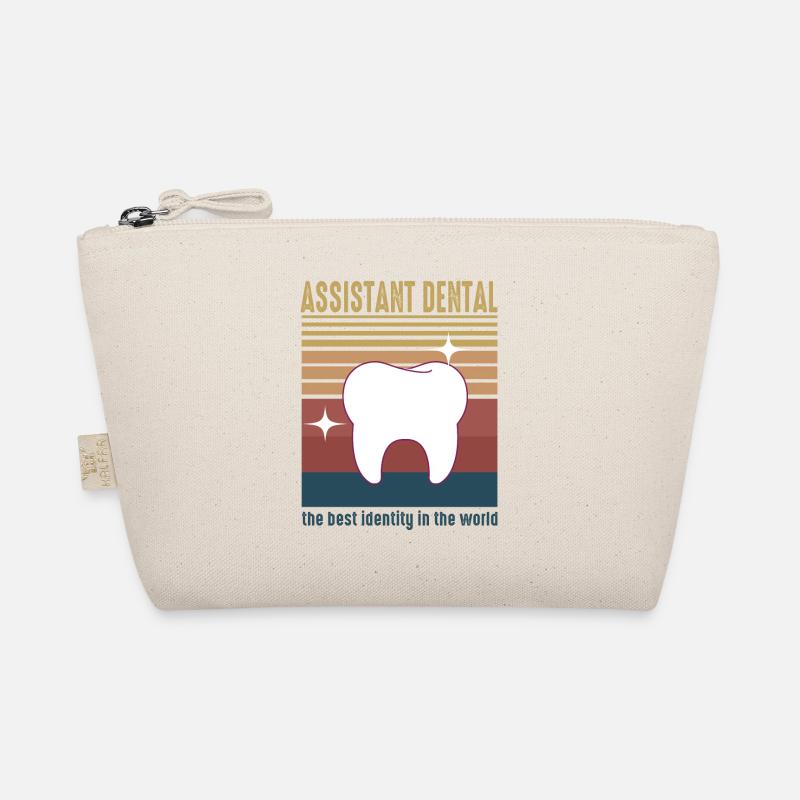 Future Vintage Retro Assistentin Zahnarztpraxis Bio-Täschchen