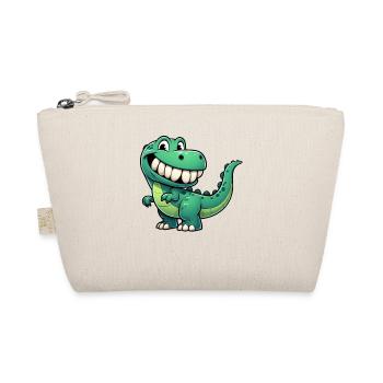 Mignon dessin animé T-Rex timide sourire - Trousse biologique - nature - Devant