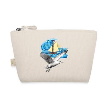 Maritime Seagull Seagulls Sailor Sailing Ship Boat - Organic Pouch - nature - Front