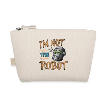 ICH BIN NICHT DER ROBOTER - Bio-Täschchen - Natur - Vorne