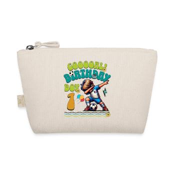 1st Birthday Football - Organic Pouch - nature - Front
