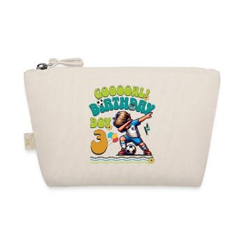 3ème anniversaire Football - Trousse biologique - nature - Devant