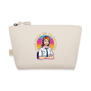Receptionist You Hold Us Together Office Worker - Organic Pouch - nature - Front