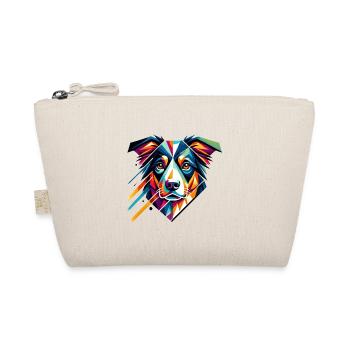 Chien géométrique coloré Art berger australien - Trousse biologique - nature - Devant