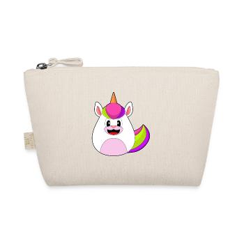 Einhorn Ostern Osterei - Bio-Täschchen - Natur - Vorne