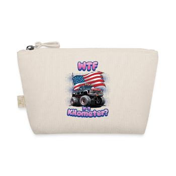 WTF Is Kilometer Funny Metric Joke - Organic Pouch - nature - Front