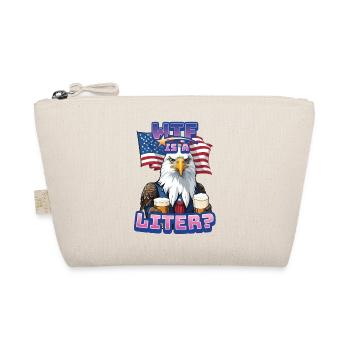 WTF est un aigle d’un litre avec de la bière Funny Metric Pun - Trousse biologique - nature - Devant
