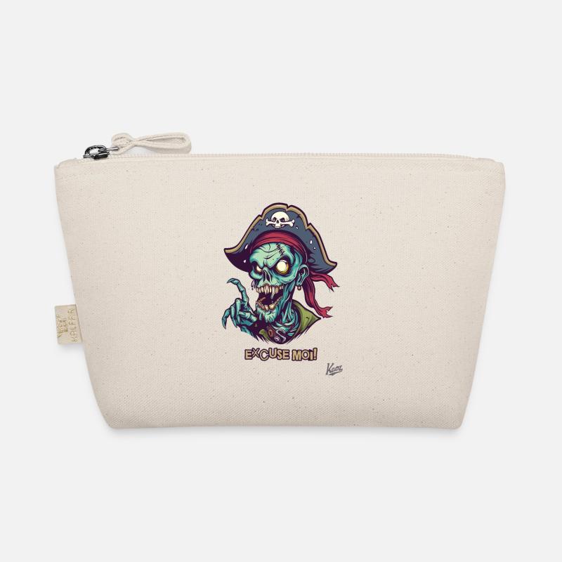 French Pirate Zombie: Excuse Moi Organic Pouch