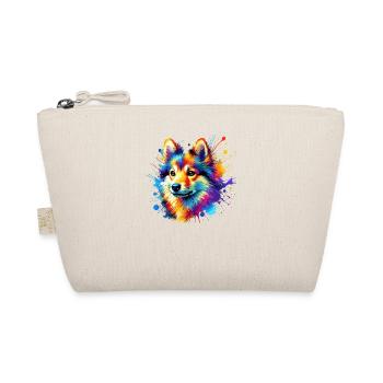 Éclaboussure colorée art suédois Vallhund Västgötaspets - Trousse biologique - nature - Devant