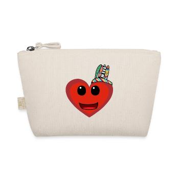 Wild West Heart Hearts Shaman Shamans - Organic Pouch - nature - Front
