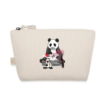 Panda Panda Bear Asia China Mountains Mountains Nature - Organic Pouch - nature - Front
