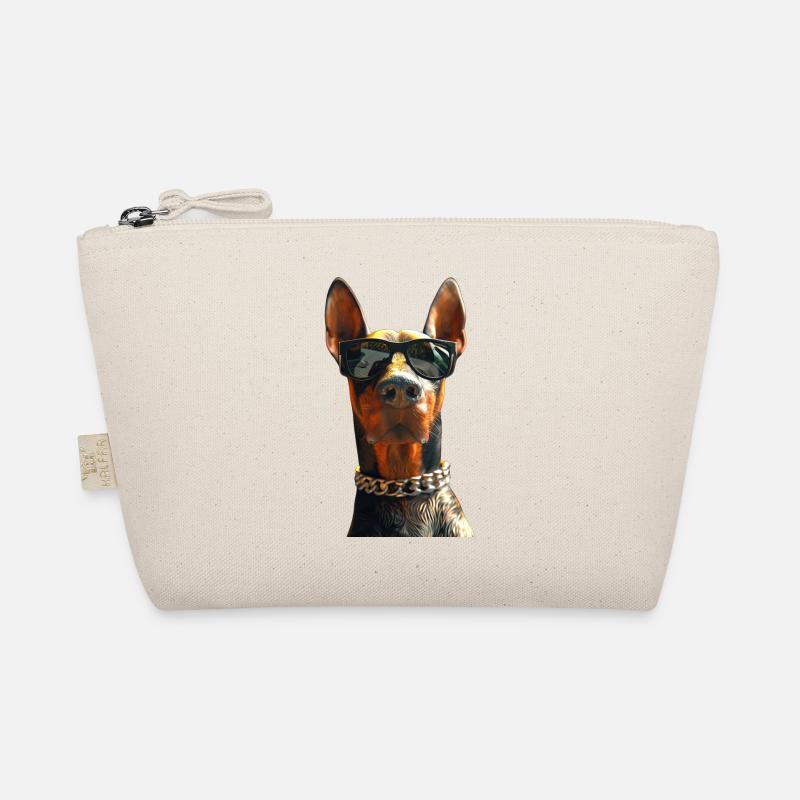 Dobermann Hunde Motiv Wachhund Stolze Dobermänner Bio-Täschchen