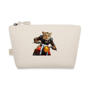LEOPARD MOTORRAD - Bio-Täschchen - Natur - Vorne
