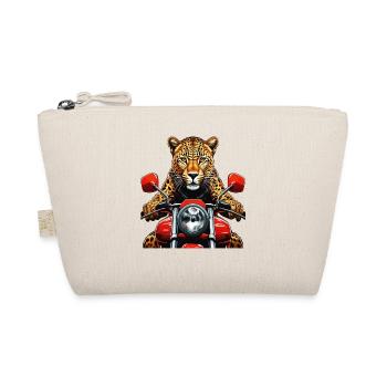 LEOPARD MOTORRAD - Bio-Täschchen - Natur - Vorne