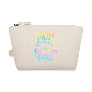 Maman de la fille d’anniversaire Tie Dye Colorée Maman d’anniversaire - Trousse biologique - nature - Devant