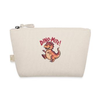 Dino avec un design drôle pour enfants - Trousse biologique - nature - Devant