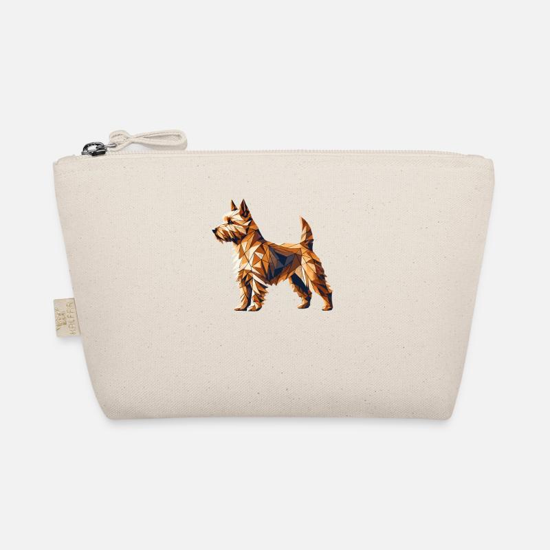 Geometric Art Norwich Terrier Terriers Organic Pouch