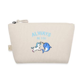 Licorne et narval Toujours Être Vous Drôle Mignon Cool - Trousse biologique - nature - Devant