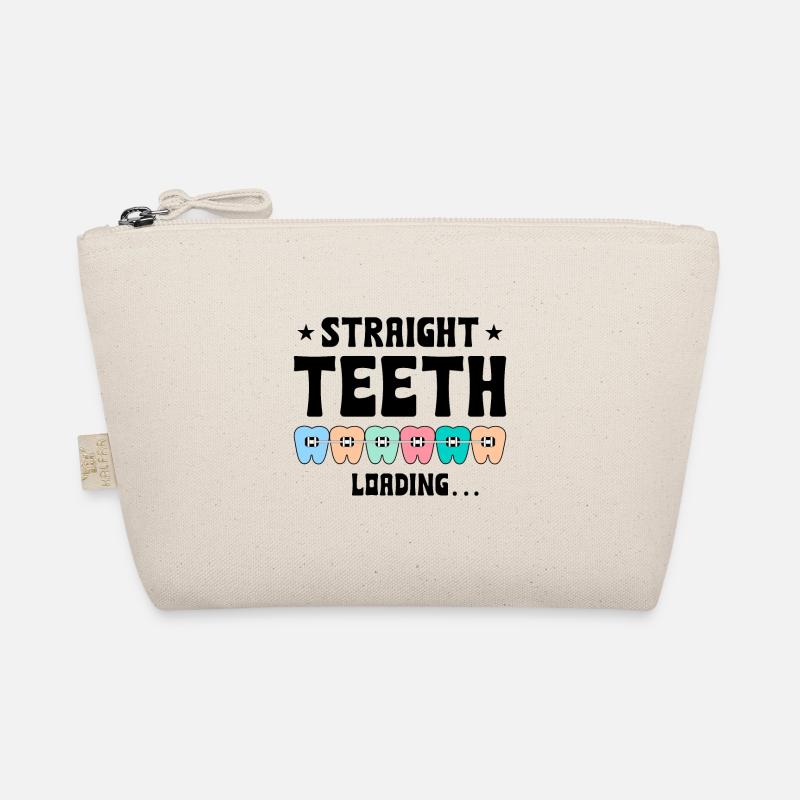 Funny braces saying Organic Pouch