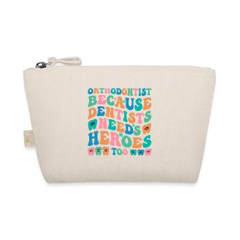 Braces orthodontist - Organic Pouch - nature - Front