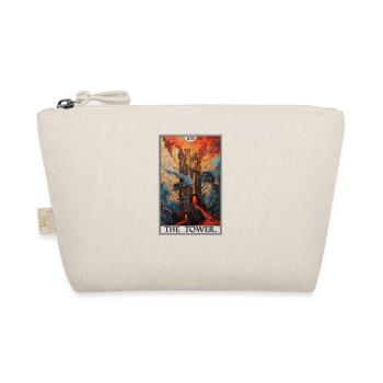 Tarot Cards Tarot Card The Tower The Tower - Organic Pouch - nature - Front