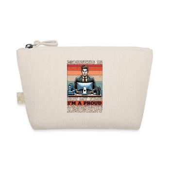Admin Assistant Morning Is Not My Time Secretary - Organic Pouch - nature - Front